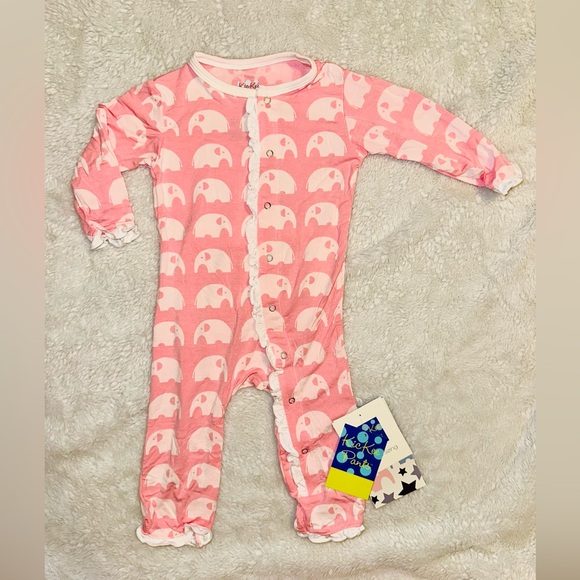 NWT Kickee Ruffle Romper - Picture 4 of 6